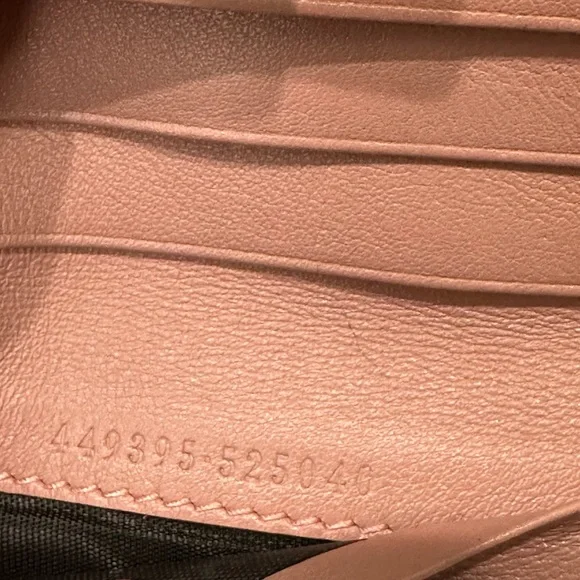 Gucci Guccissima Compact Zip Wallet – Black & Pink - Picture 8 of 9